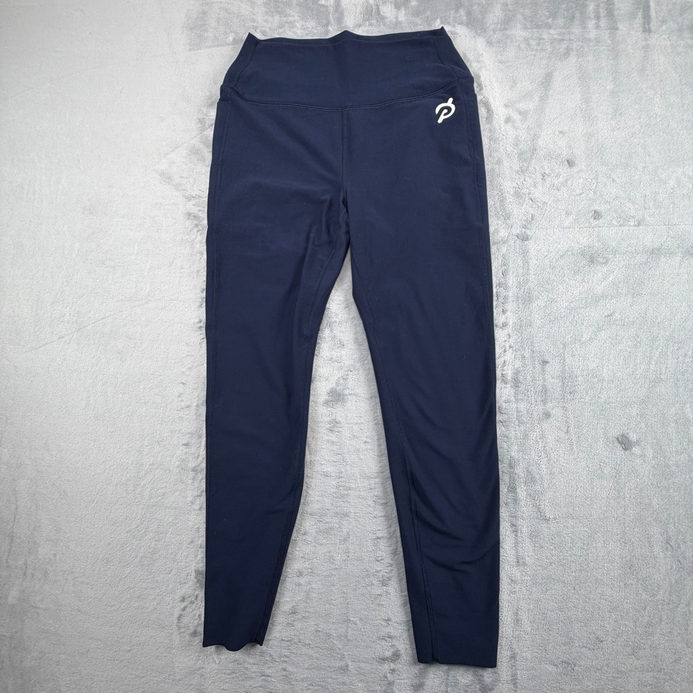 Peloton Leggings Womens Medium Blue High Rise Activewear 0526-0089 - Picture 2 of 8